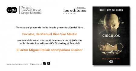 LA NOVELA CÍRCULOS SE PRESENTARÁ EL 17 DE ENERO.
